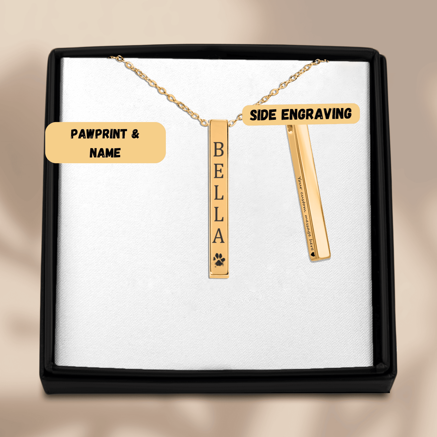 Gold Bar Necklace