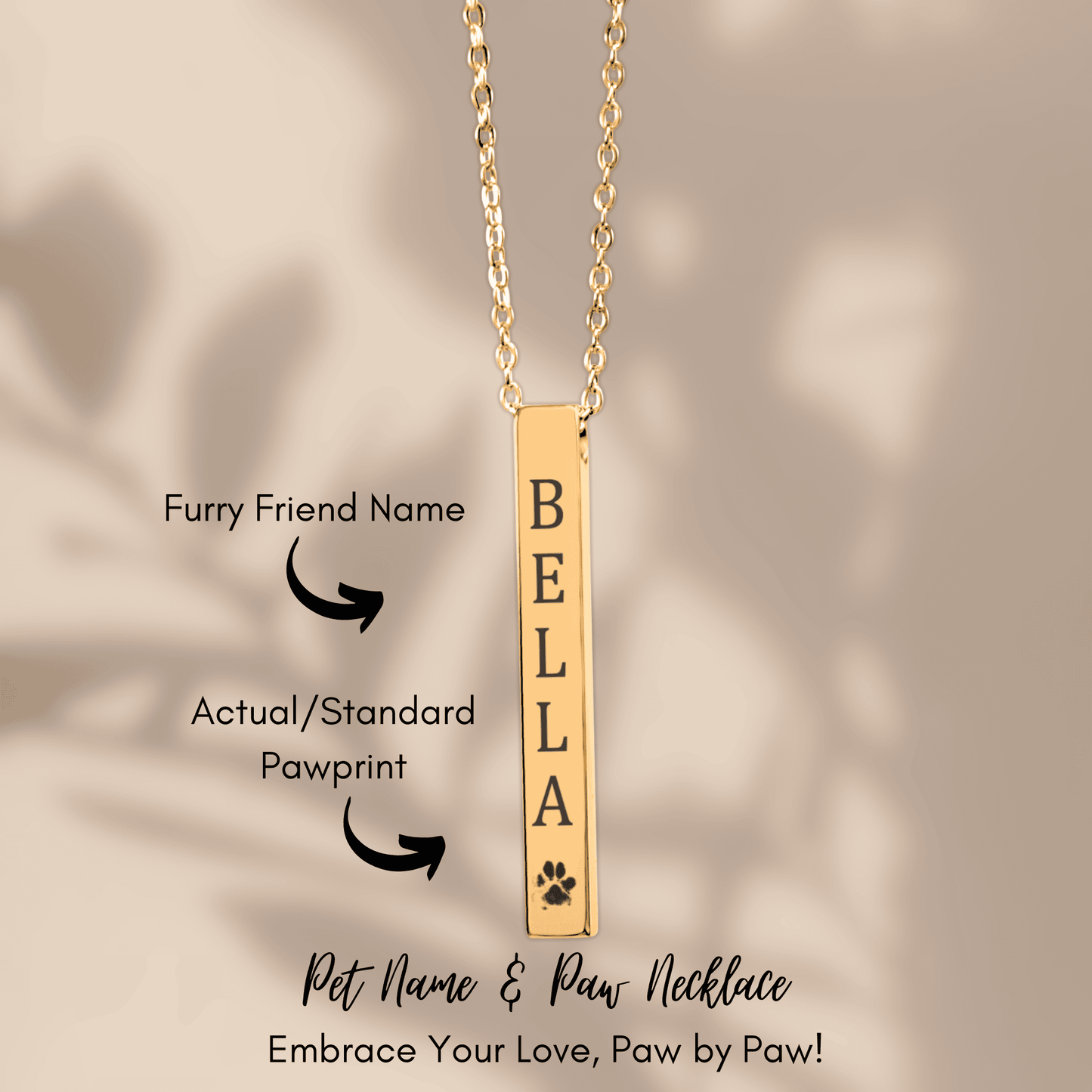 Gold Bar Necklace