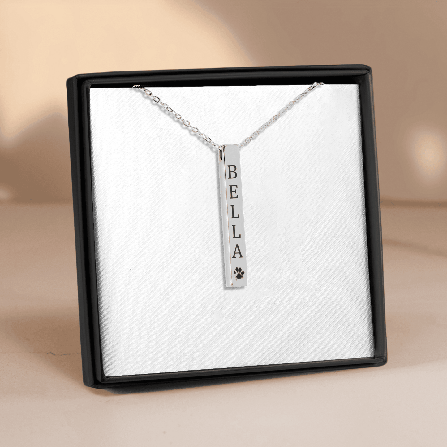 Silver Bar Necklace