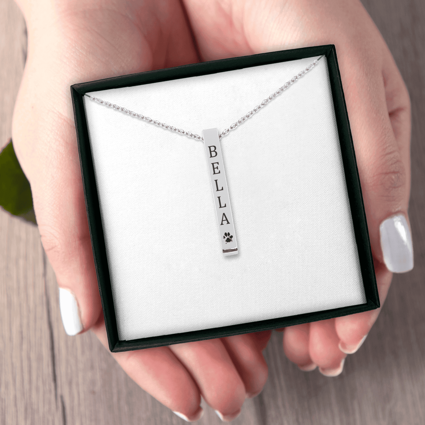 Silver Bar Necklace