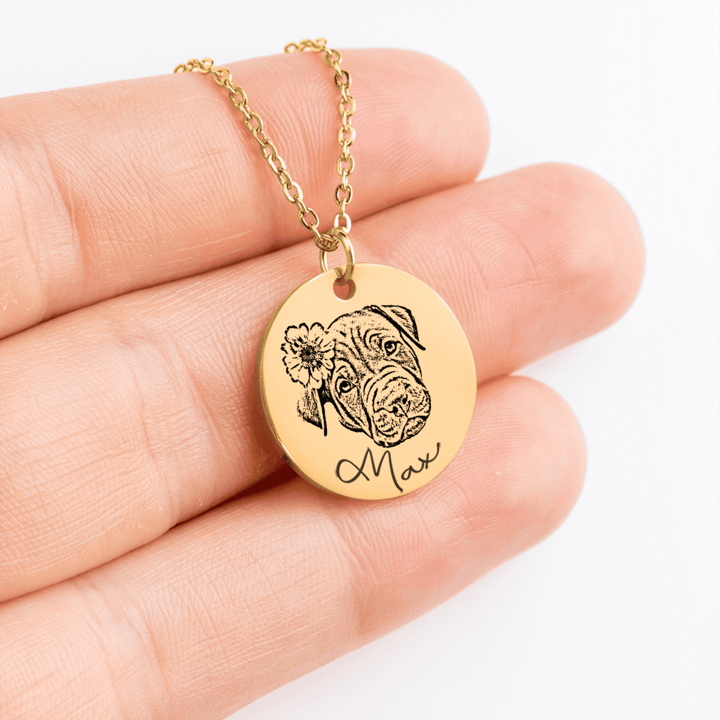 Gold Pendant Necklace