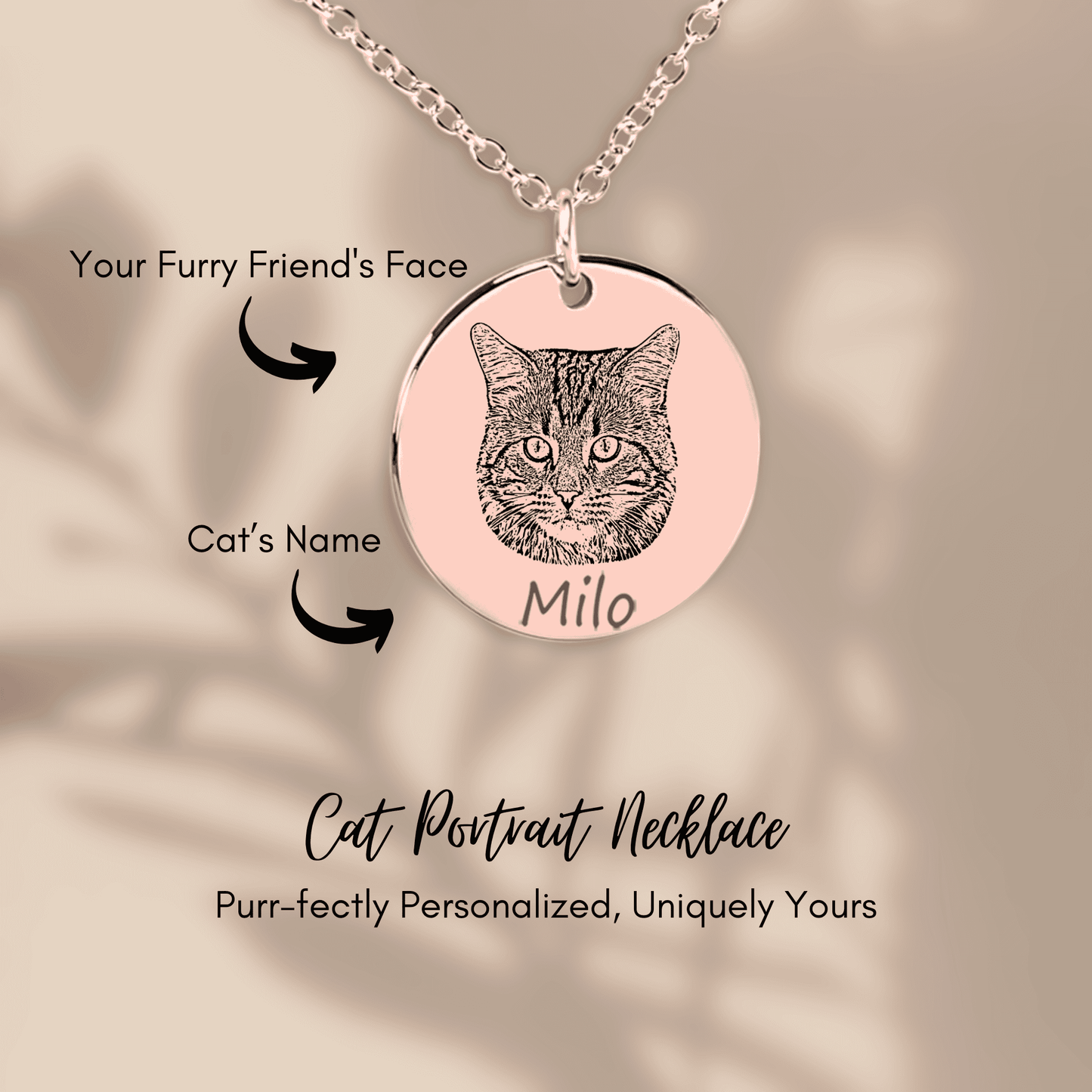 Rose Gold Pendant Necklace