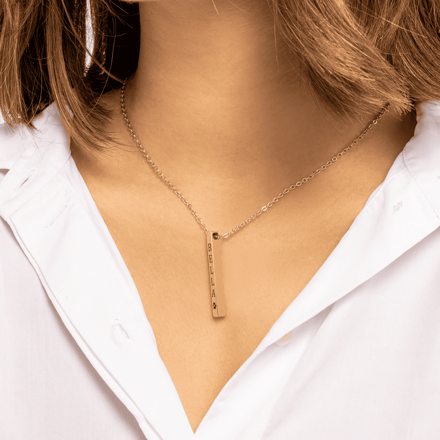 Gold Bar Necklace