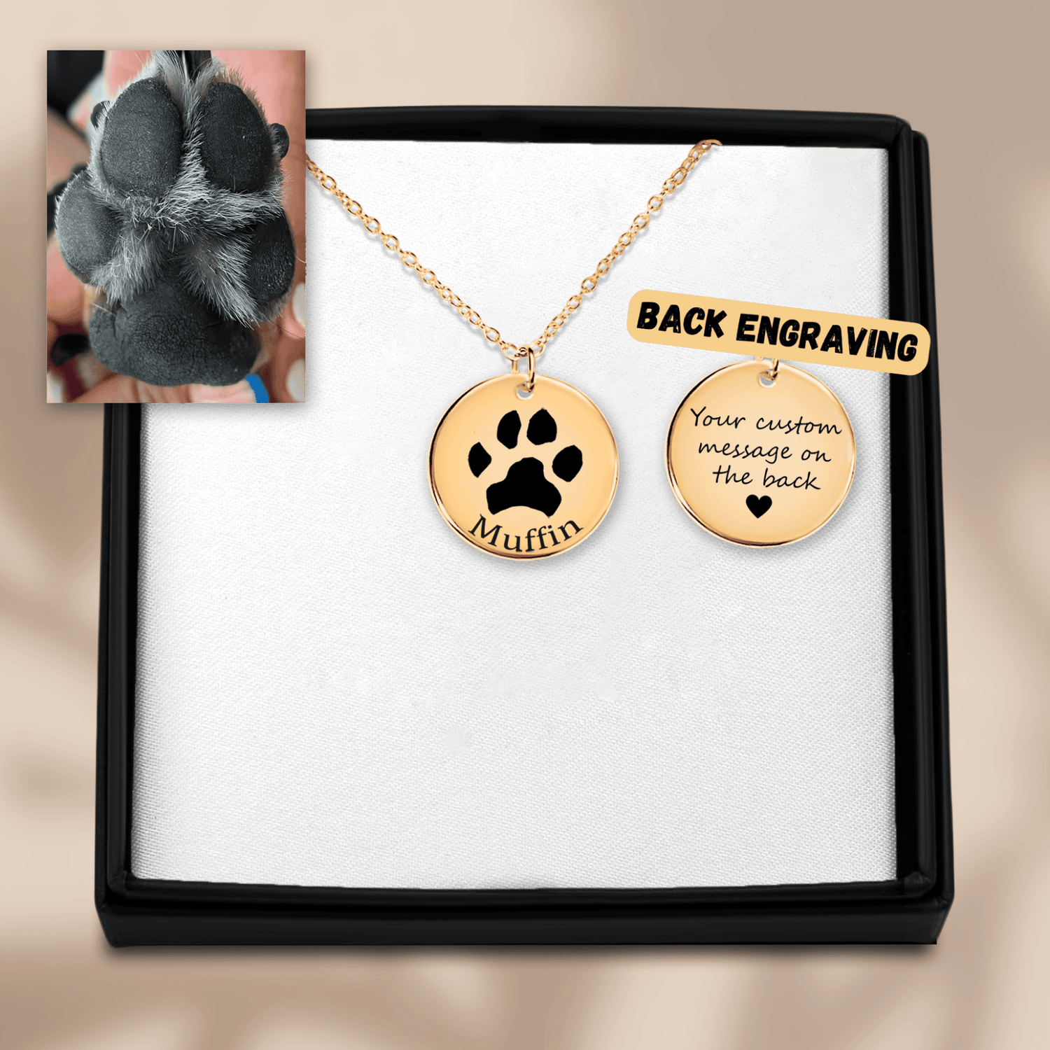 Pendant Paw Necklace