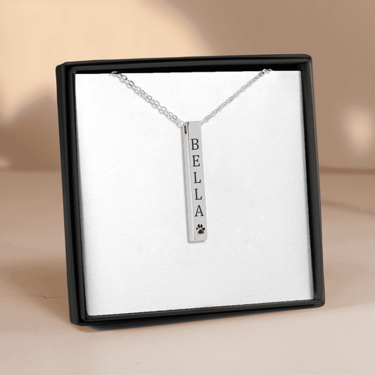 Silver Bar Necklace