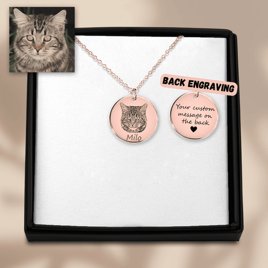 Rose Gold Pendant Necklace
